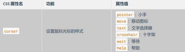 鼠标属性